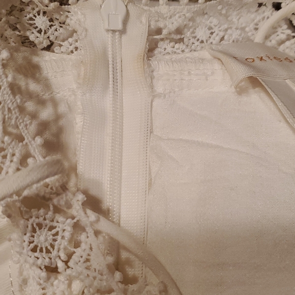 Anthropologie Foxiedox White Lace Dress NWT - Picture 12 of 14